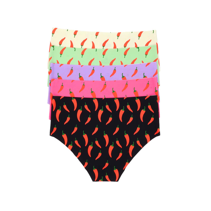 Pack de 5 boxers invisibles – Piment Sunset