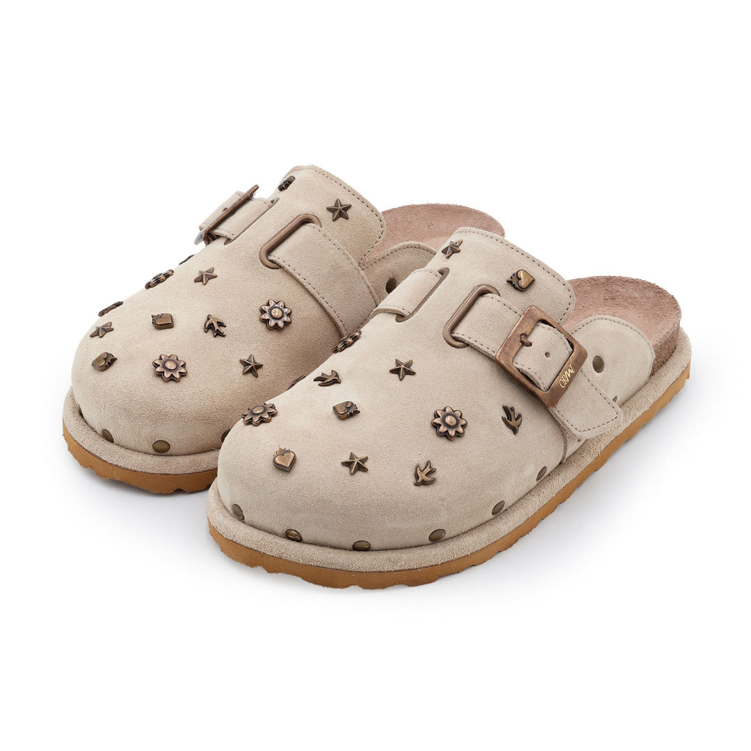La Mule Riviera — Sand Suede