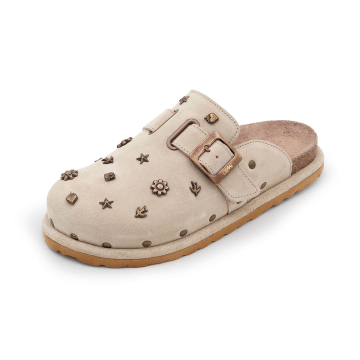 La Mule Riviera — Sand Suede