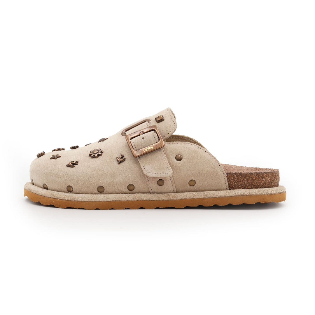 La Mule Riviera — Sand Suede