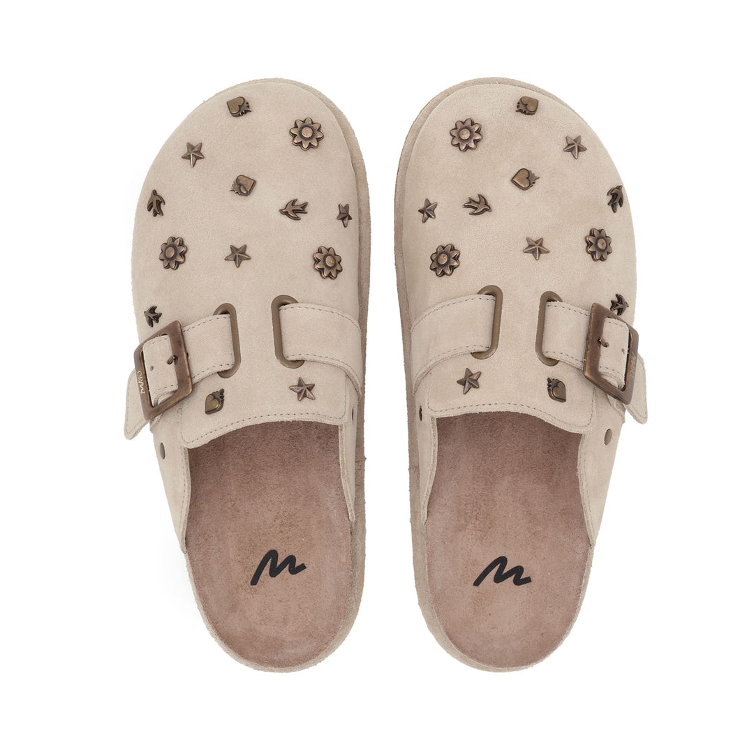 La Mule Riviera — Sand Suede